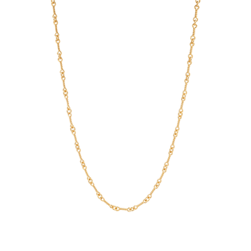 22K ツイストチェーン 18インチ T18 NECK CHAIN 【ゴールドネックレス チェーン】