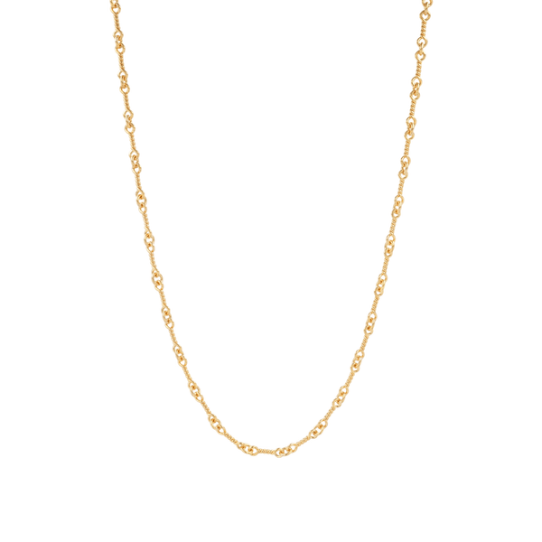 22K ツイストチェーン 18インチ T18 NECK CHAIN 【ゴールドネックレス チェーン】