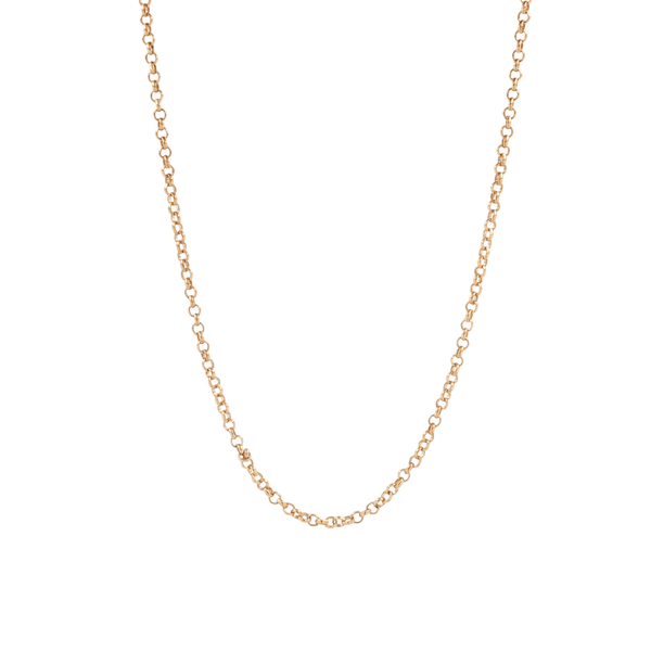 22K ロールチェーン 18インチ R18 NECK CHAIN 【ゴールドネックレス チェーン】