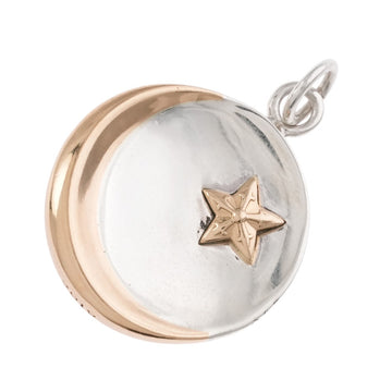 スタークレセント STAR CRESCENT 【ゴールド/シルバーネックレストップ コンビ ペンダント】