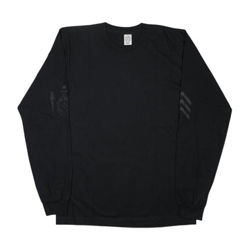 フォティバックプリント 【カットソー】【ブラック×シルバー】 SIZE:M