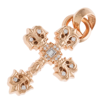 22K フィリグリークロス PAVE DIA XSM FILIGREE CROSS 【ゴールドネックレストップ ペンダント パヴェ ダイヤモンド】