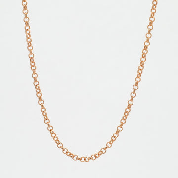 22K ロールチェーン 18インチ R18 NECK CHAIN 【ゴールドネックレス チェーン】