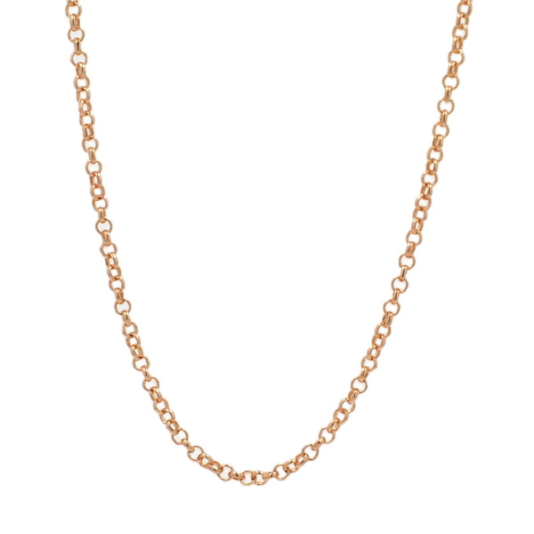 22K ロールチェーン 18インチ R18 NECK CHAIN 【ゴールドネックレス チェーン】