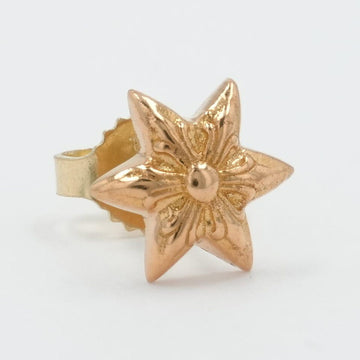 22K 6ポイントスター DIA 6POINT STAR 【ゴールドピアス ダイヤモンド】