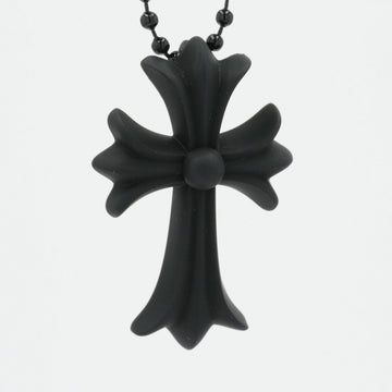 ラバースモールCHクロス RUBBER SML CH CROSS 【シリコンネックレストップ ペンダント】ブラック	インボイス付き
