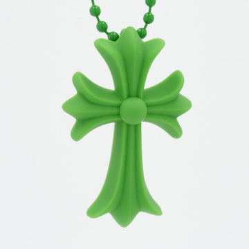 ラバースモールCHクロス RUBBER SML CH CROSS 【シリコンネックレストップ ペンダント】グリーン