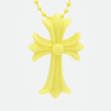 ラバースモールCHクロス RUBBER SML CH CROSS 【シリコンネックレストップ ペンダント】イエロー	インボイス付き