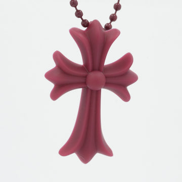 ラバースモールCHクロス RUBBER SML CH CROSS 【シリコンネックレストップ ペンダント】ボルドー	インボイス付き