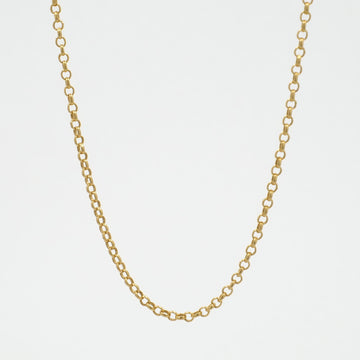 22K ロールチェーン 18インチ R18 NECK CHAIN 【ゴールドネックレス チェーン】