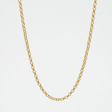 22K ロールチェーン 20インチ R20 NECK CHAIN 【ゴールドネックレス チェーン】