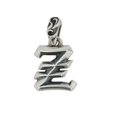 クロムハーツ イニシャルチャーム 【Z】ALPHABETCHARM 【シルバーネックレストップ チャーム】