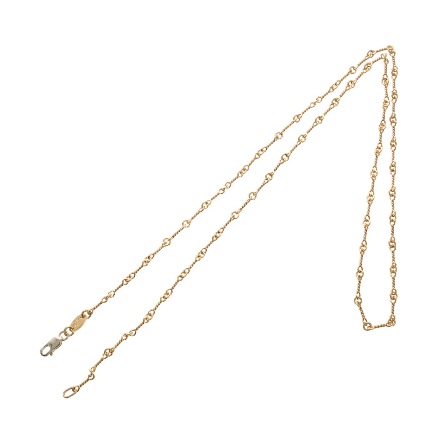 22K NECKCHAIN T20/ツイストチェーン20inch ゴールドネックレス